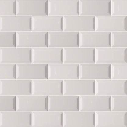 MSI Gray Glossy Ceramic Subway Tile - Domino Collection