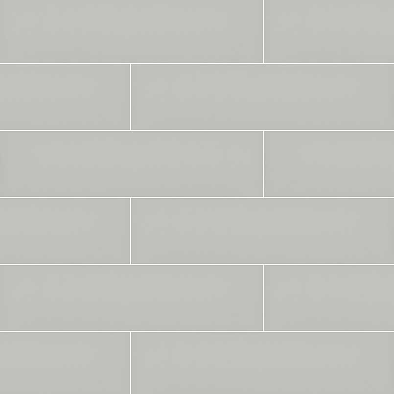 MSI Gray Glossy Ceramic Subway Tile - Domino Collection