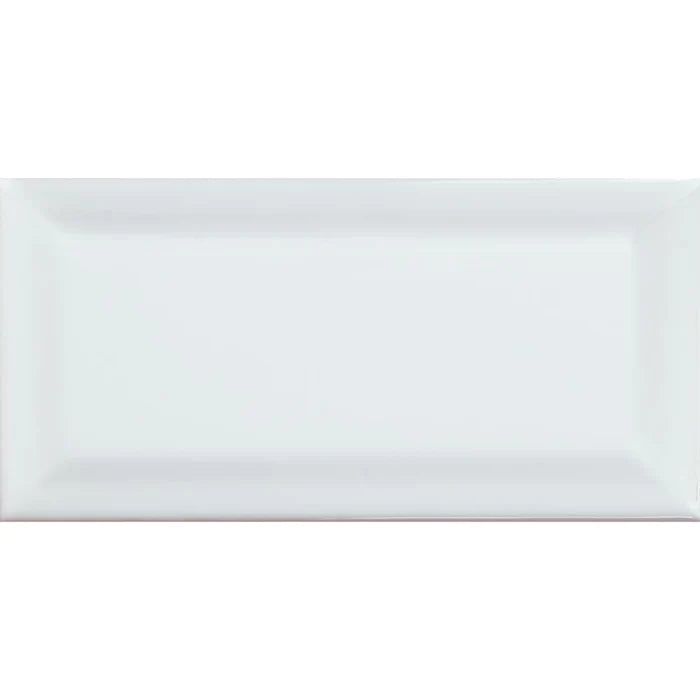 MSI White Glossy Ceramic Subway Tile - Domino Collection