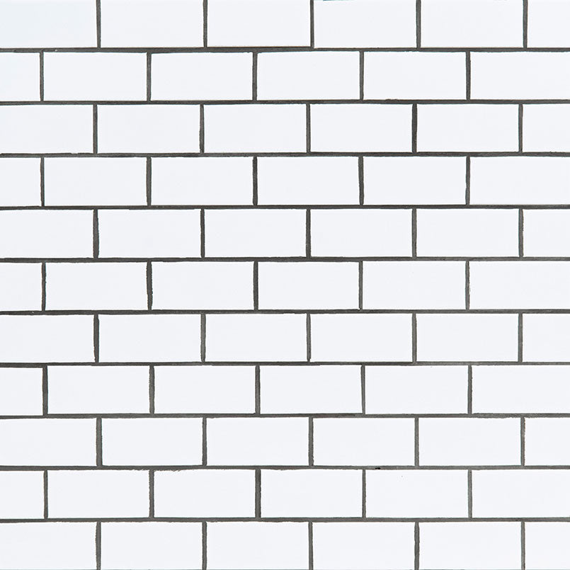 MSI White Porcelain Mosaic Subway Tile - Domino Collection