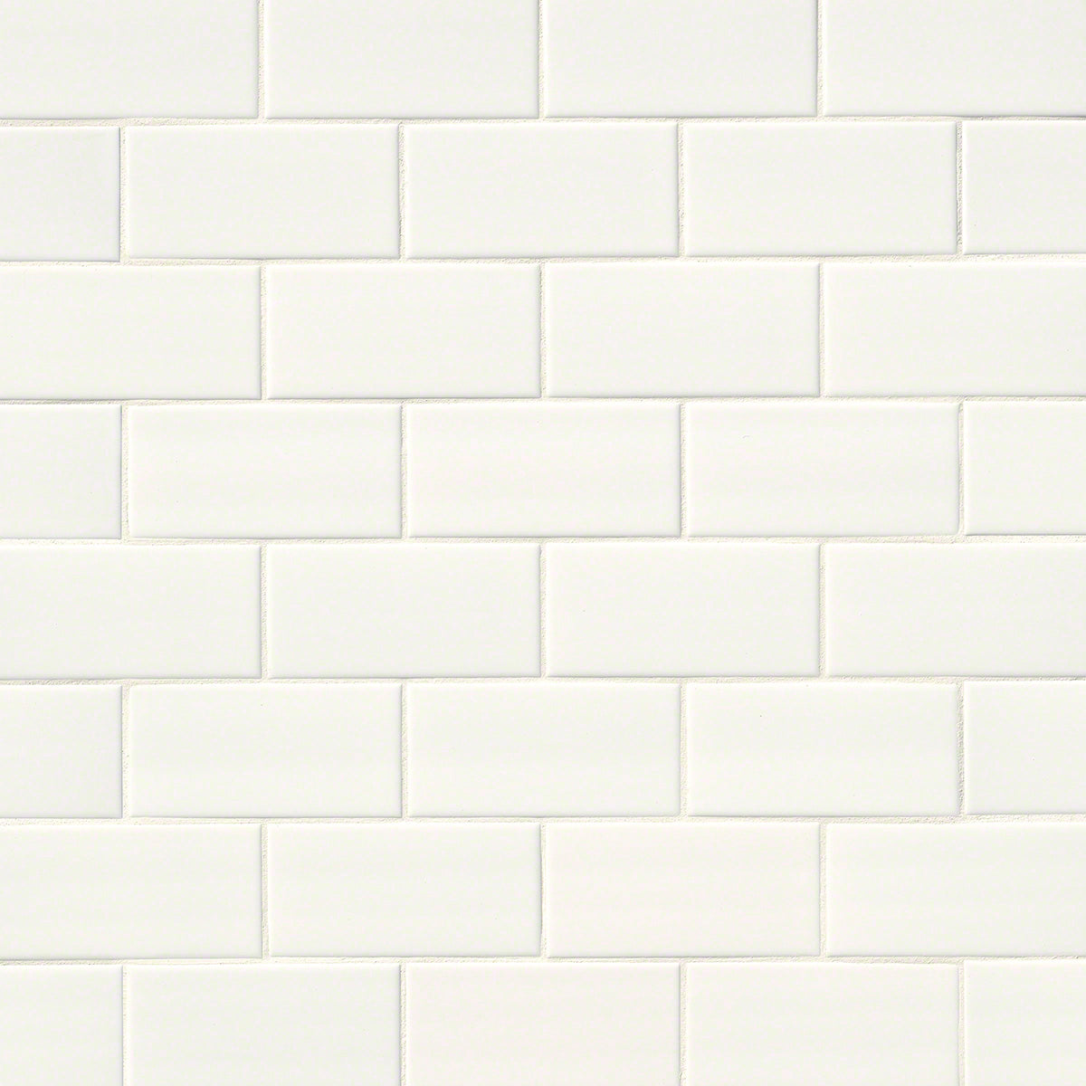 MSI White Glossy Ceramic Subway Tile - Domino Collection