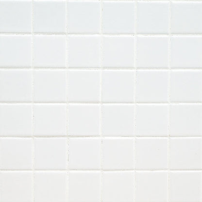 MSI White 2"x2" Porcelain Mosaic Tile - Domino Collection