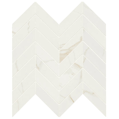 MSI Eden Calacatta Chevron Mosaic Porcelain Wall and Floor Tile