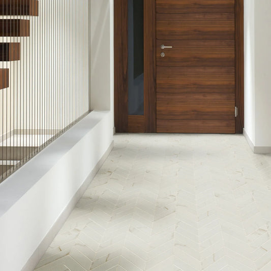 MSI Eden Calacatta Chevron Mosaic Porcelain Wall and Floor Tile