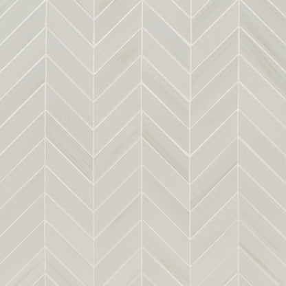 MSI Eden Dolomite Chevron Mosaic Porcelain Wall and Floor Tile