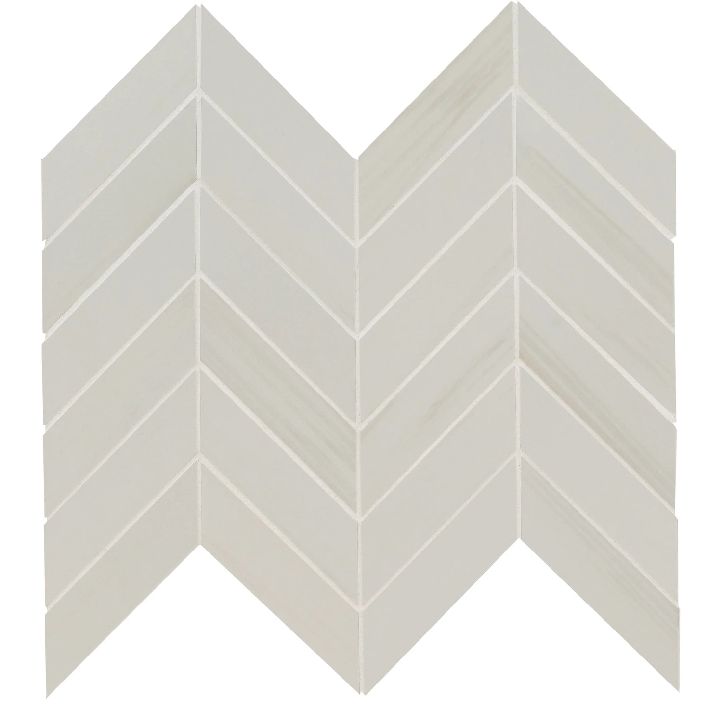 MSI Eden Dolomite Chevron Mosaic Porcelain Wall and Floor Tile