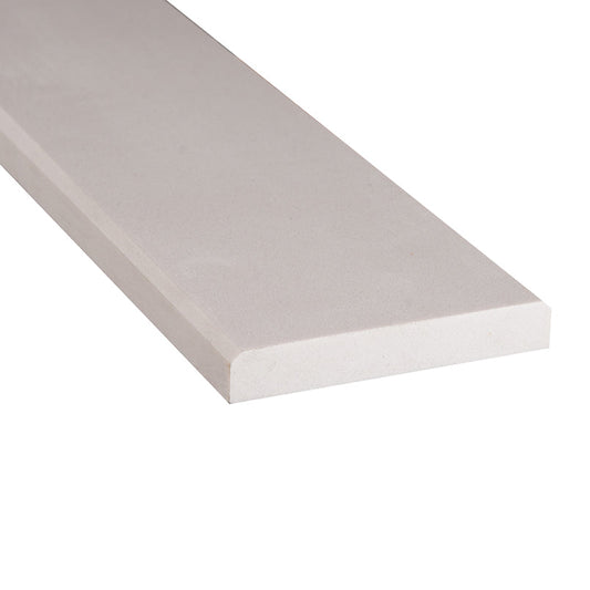 MSI White Engineered Marble Polished Beveled Threshold