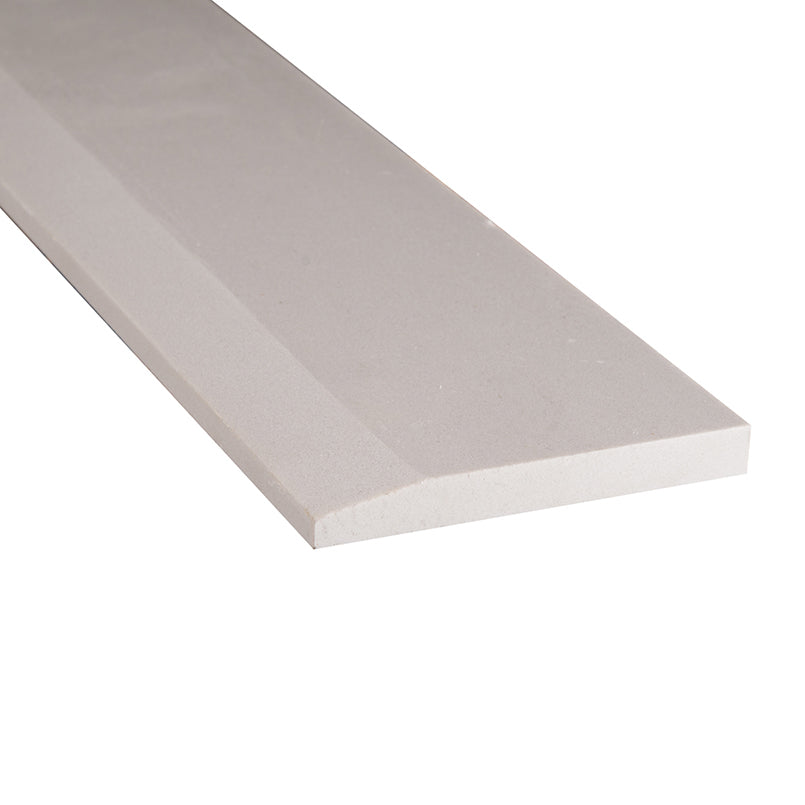 MSI White Engineered Marble Polished Beveled Threshold