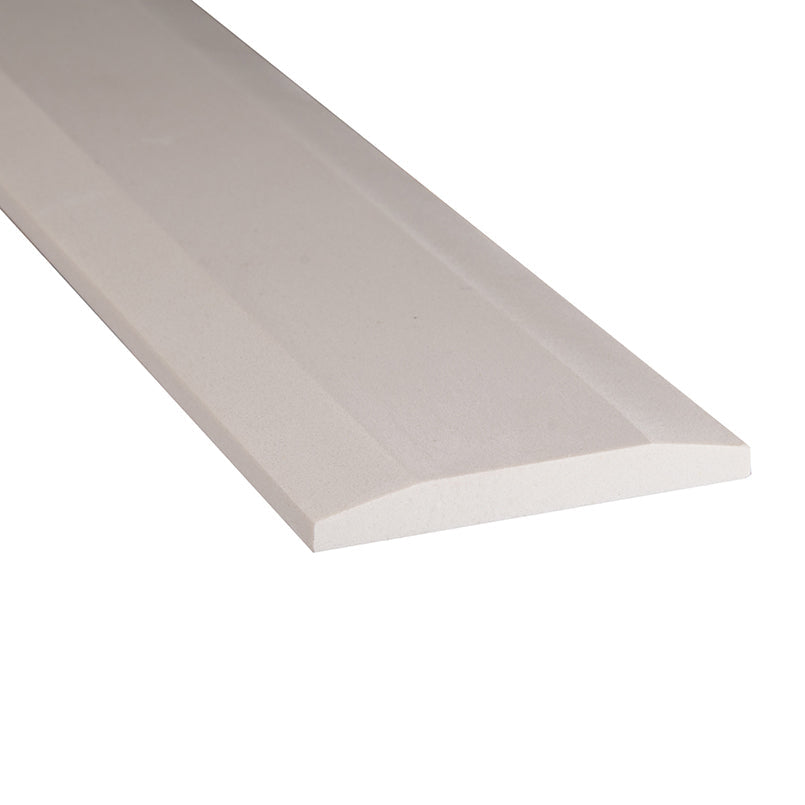 MSI White Engineered Marble Polished Beveled Threshold