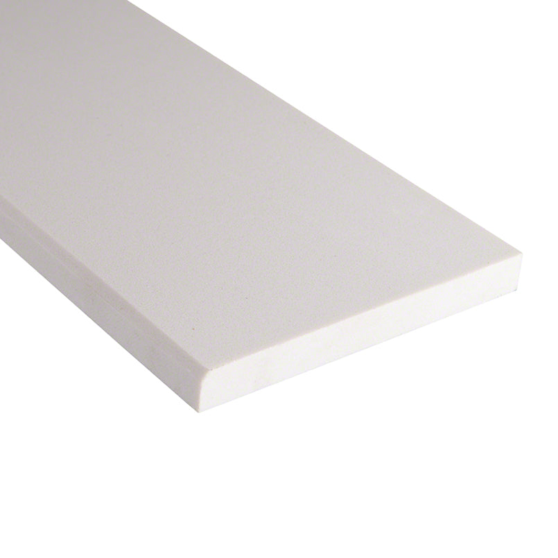 MSI White Engineered Marble Polished Beveled Threshold