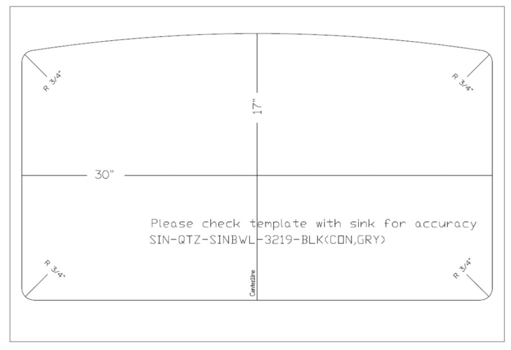 MSI grey quartz singlebowl sink SIN QTZ SINBWL 3219 GRY draw