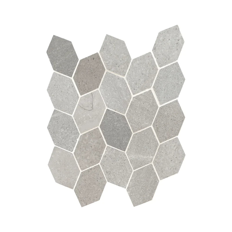 MSI Lilly Pad Honed Limestone Mosaic Tile 12.6"x11.15"