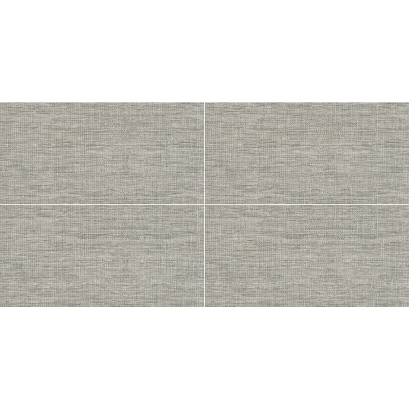 MSI Lineart Grey Matte Porcelain Wall and Floor Tile 12"x24" - Tektile Collection