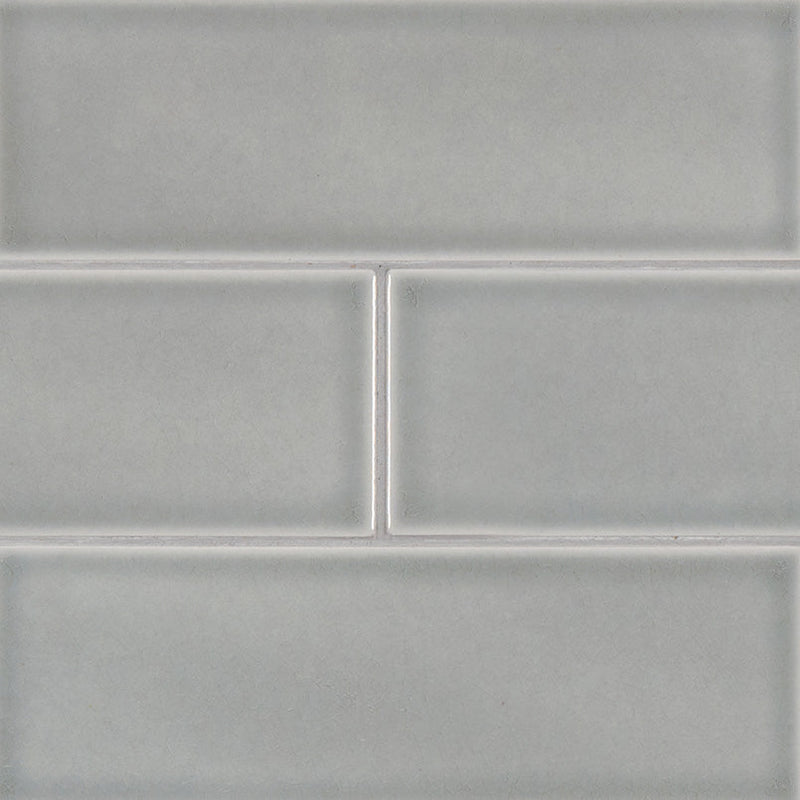 MSI Morning Fog Glazed Handcrafted Ceramic Subway Tile 4"x12"