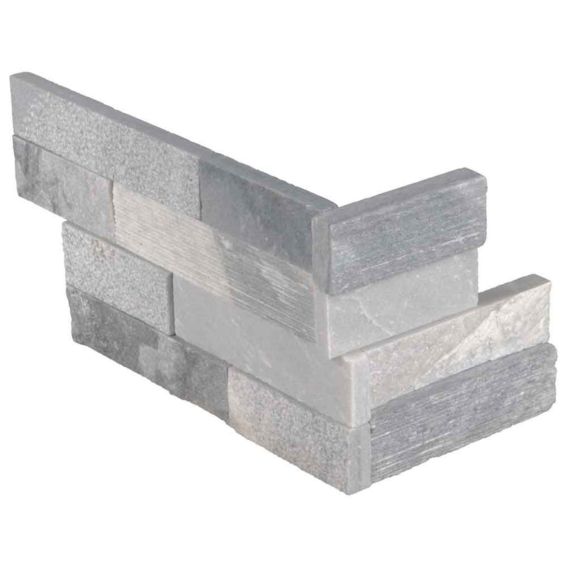 MSI rockmount alaska gray multi finish marble ledger corner 6x18 LPNLMALAGRY618COR MULTI