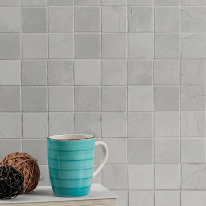 MSI Sande Grey Matte Porcelain Mosaic Wall and Floor Tile 2"x2"