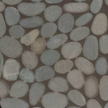 MSI Island Pebbles Tumbled Quartzite Mosaic Tile 12"x12.2" - Rio Lago Collection