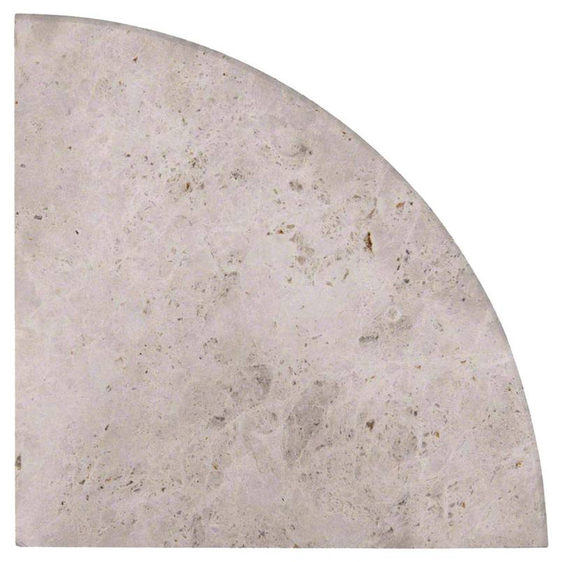 MSI tundra gray 9inch radius cornershelf polished SMOT CSHELF TUNGRY