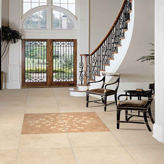 MSI Tuscany Ivory Honed Travertine Wall and Floor Tile