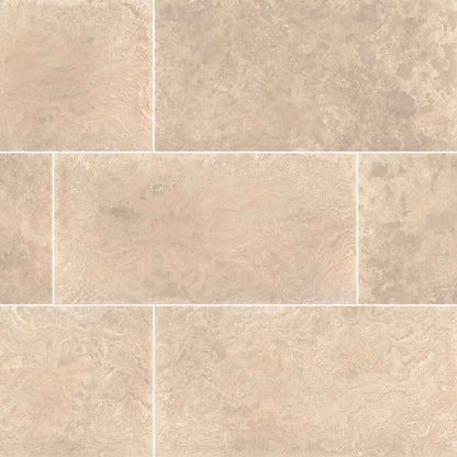 MSI Tuscany Platinum Honed Travertine Wall and Floor Tile