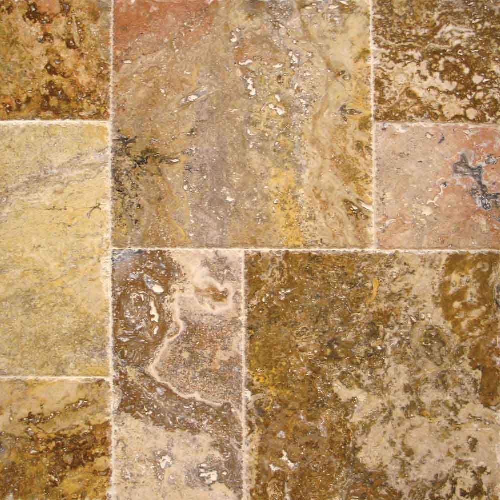 MSI Tuscany Scabas Pattern Travertine Wall and Floor Tile