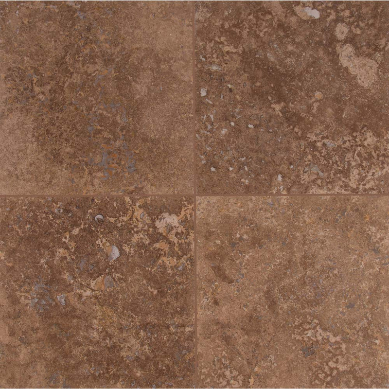 MSI Tuscany Walnut Filled-Honed Travertine Wall and Floor Tile