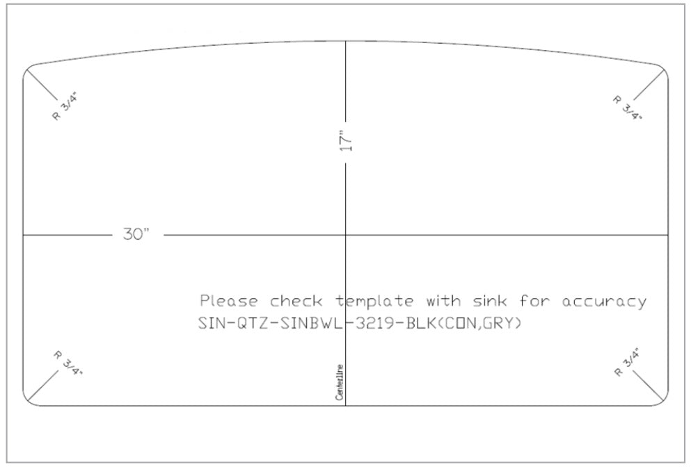 MSI white quartz singlebowl sink SIN QTZ SINBWL 3219 WHT draw