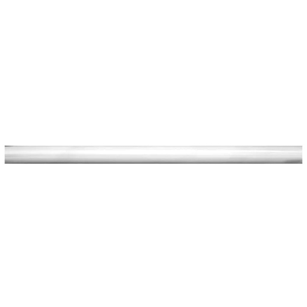 White 0.5x12 Polished Thassos Pencil Marble Tile Trim (10 pack, 0.5 sq ft/case)