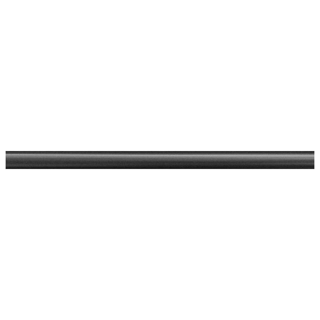 Eastern Black 0.5x12 Honed Pencil Marble Tile Trim (10 pack, 0.5 sq ft/case)