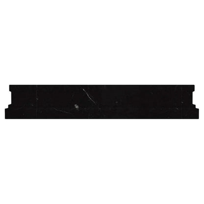 Black 2x12 Honed Marble Chair Rail Tile Trim (10 pack, 1.667 sq ft/case) - Sample
