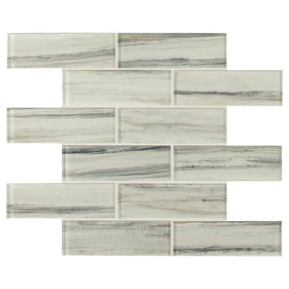 MSI Malta Cliffs Subway Glass Mosaic Tile 11.81"x11.81"