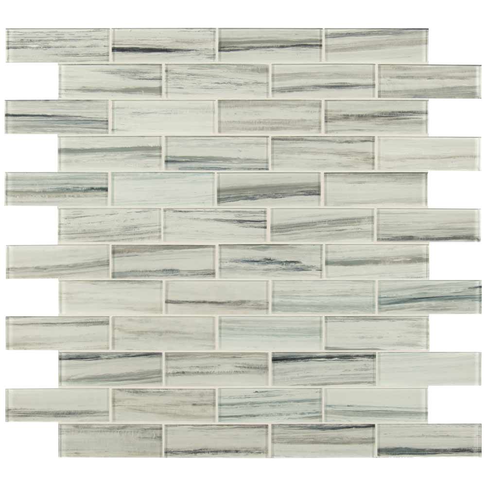 MSI Malta Cliffs Subway Glass Mosaic Tile 11.81"x11.81"