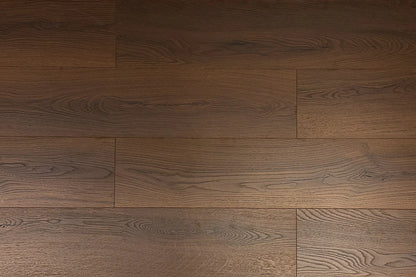 Marron Fonce Embossed Matte 9.37"x60" Waterproof Laminate Flooring 12mm - Greek