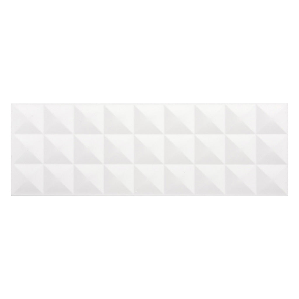 White 12x36 Satin Field Ceramic Tile (5 pack, 14.3 sq ft/case)