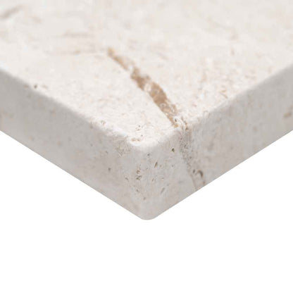 Mayra White Tumbled Limestone Antique Pattern Set Tiles - Full TruckLoad
