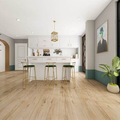 Mellitus SPC Textured/Embossed 7"x60" Vinyl Flooring 6mm - Pure Spruce