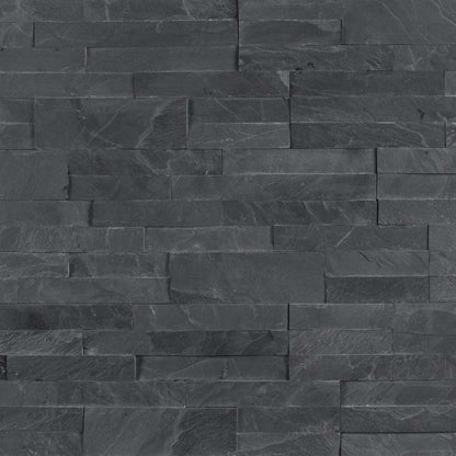 MSI Midnight Ash Veneer Peel and Stick Slate Wall Tile 6"x22"