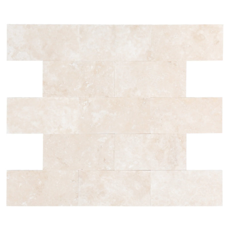 Miletos Ivory Travertine Tiles Honed and Filled Wall and Floor Tile
