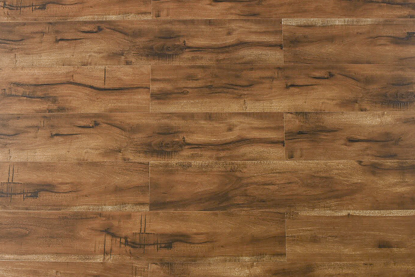 Misty Textured 6.38"x48" Laminate Flooring 12mm - Misty Curupay