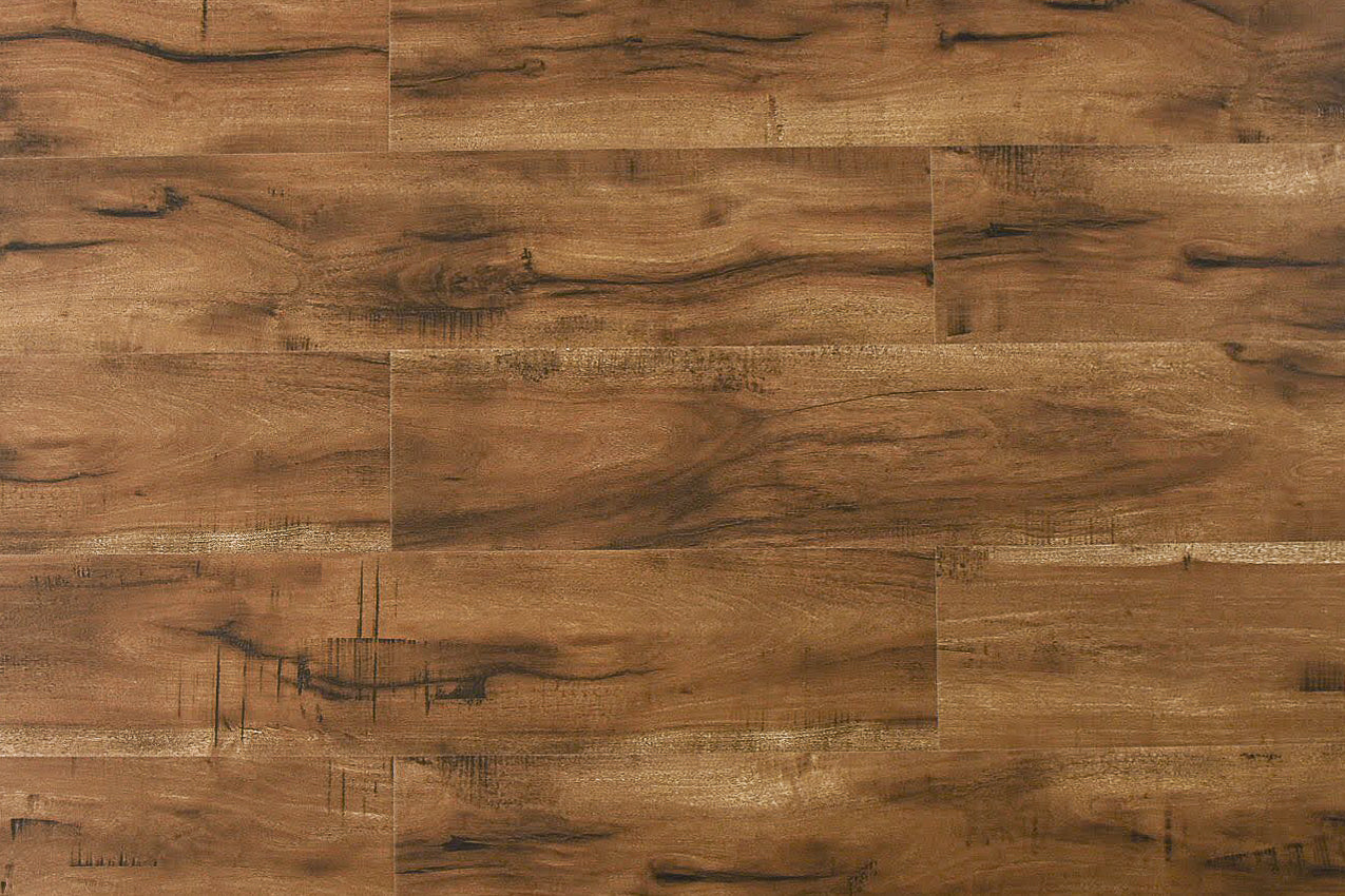 Misty Textured 6.38"x48" Laminate Flooring 12mm - Misty Curupay