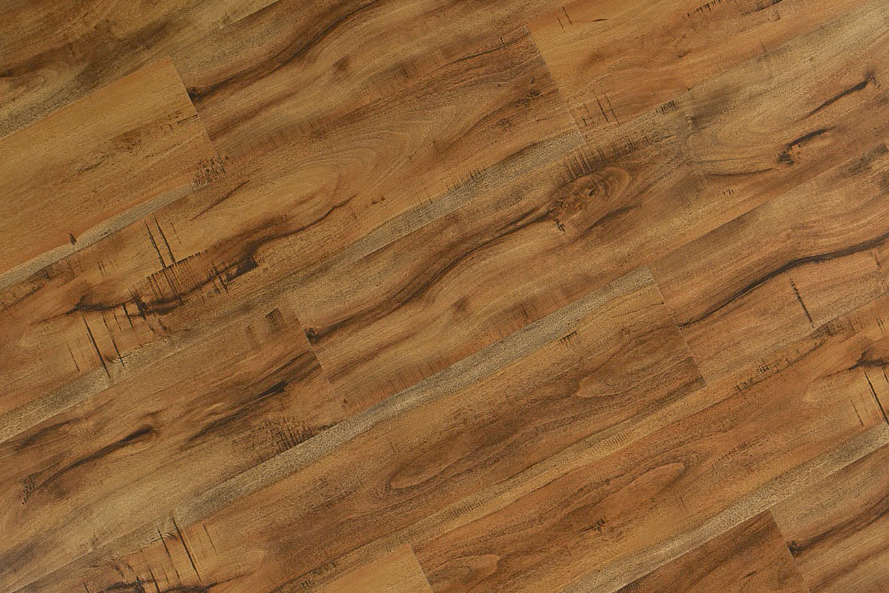 Misty Textured 6.38"x48" Laminate Flooring 12mm - Misty Jatoba