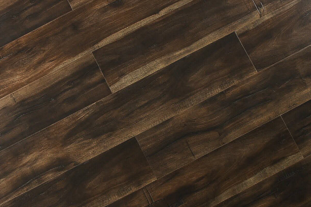 Misty Textured 6.38"x48" Laminate Flooring 12mm - Misty Walnut