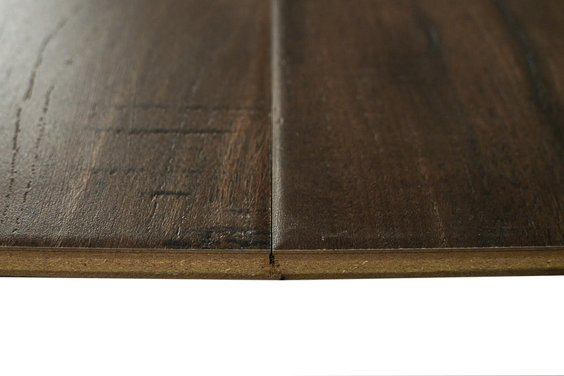 Misty Textured 6.38"x48" Laminate Flooring 12mm - Misty Walnut