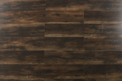 Misty Textured 6.38"x48" Laminate Flooring 12mm - Misty Walnut