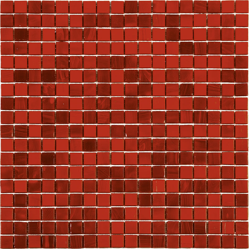 Rose Red 12x12 Glossy Uniform Square Glass Mosaic Tile (20 pack, 18.69 sq ft/case)