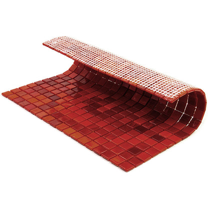 Rose Red 12x12 Glossy Uniform Square Glass Mosaic Tile (20 pack, 18.69 sq ft/case)