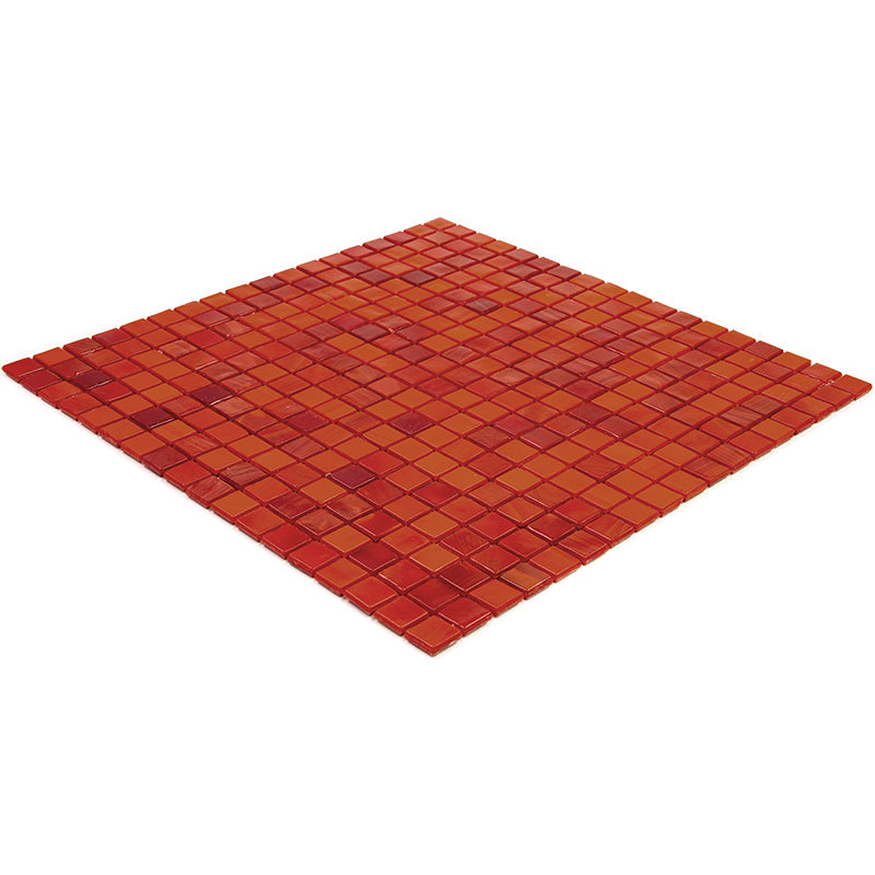 Rose Red 12x12 Glossy Uniform Square Glass Mosaic Tile (20 pack, 18.69 sq ft/case)