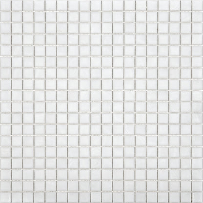 Pearl White 12x12 Glossy Uniform Square Glass Mosaic Tile (20 pack, 18.69 sq ft/case)