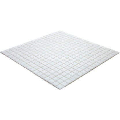 Pearl White 12x12 Glossy Uniform Square Glass Mosaic Tile (20 pack, 18.69 sq ft/case)