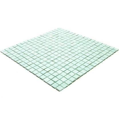 Light Blue-Green 12x12 Glossy Uniform Square Glass Mosaic Tile (20 pack, 18.69 sq ft/case)